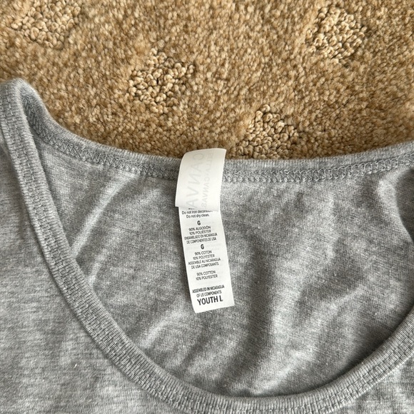 Kanakuk Kamp tank tops, turquoise one and gray one, youth large - Picture 4 of 5